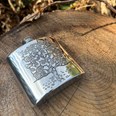 4oz Tree Of Life Tree Pewter Kidney Flask 4oz Tree Of Life Tree Pewter Kidney Flask