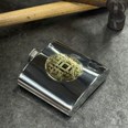 6oz Celtic Gold Pewter Kidney Hip Flask 6oz Celtic Gold Pewter Kidney Hip Flask