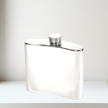 6oz Celtic Gold Pewter Kidney Hip Flask 6oz Celtic Gold Pewter Kidney Hip Flask