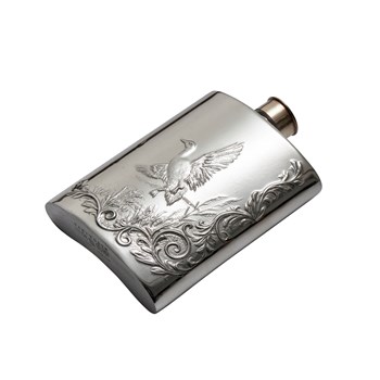 6oz Embossed Mallard Flask 6oz Embossed Mallard Flask