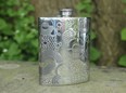 6oz Retro Pewter Kidney Hip Flask 6oz Retro Pewter Kidney Hip Flask