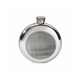 6oz Round Pewter Art Deco Flask 6oz Round Pewter Art Deco Flask