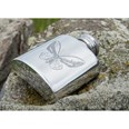butterfly 1oz purse pewter flask