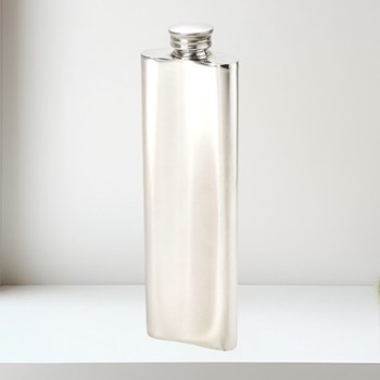 3oz Plain Pewter Purse Flask 3oz Plain Pewter Purse Flask