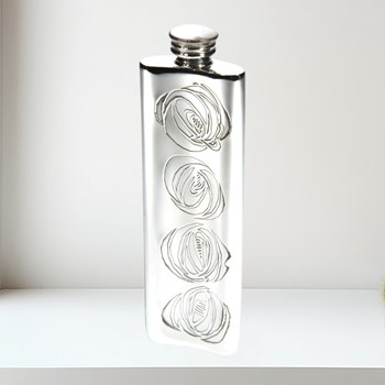 O My Luv Burns Rose Purse Flask