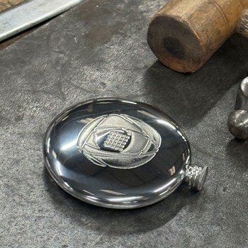 4oz Charles Rennie Mackintosh Pewter Sporran Flask