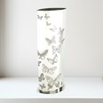 Butterfly Pattern Pewter Vase Butterfly Pattern Pewter Vase