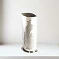 Single Paisley Pewter Budvase