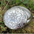 Yorkshire Rose Pewter Trinket Box
