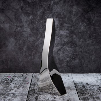 Medium Twist Pewter Vase By Catherine Tutt