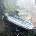 4oz Hammered Pewter Pocket Flask 4oz Hammered Pewter Pocket Flask