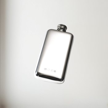 3oz Plain Pewter Pocket Flask