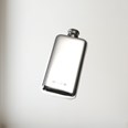 3oz Plain Pewter Pocket Flask 3oz Plain Pewter Pocket Flask