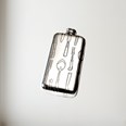 Small Knife Fork Spoon Pewter Pocket Flask Small Knife Fork Spoon Pewter Pocket Flask