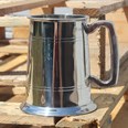 Double Lined One Pint Pewter Tankard Double Lined One Pint Pewter Tankard