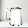 18 Key Badge One Pint Pewter Tankard 18 key badge tankard back