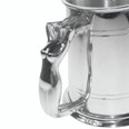 Nymph Handle One Pint Pewter  Tankard
