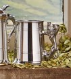 lion handle tankard