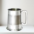 Part Satin Standard One Pint Lined Pewter Tankard Part Satin Standard One Pint Lined Pewter Tankard
