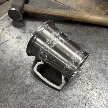 One Pint Viking Ship Design Tankard | Viking Ship Design Tank