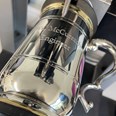 Hallam pewter tankard with engraving