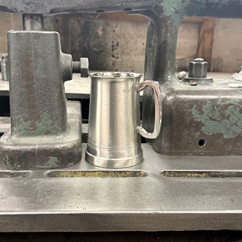 Hereford X Range Heavy Satin One Pint Pewter Tankard