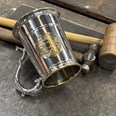 Celtic Gold One Pint Pewter And Brass Tankard Celtic Gold One Pint Pewter And Brass Tankard