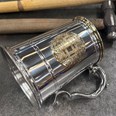 Celtic Gold One Pint Pewter And Brass Tankard Celtic Gold One Pint Pewter And Brass Tankard