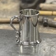 Plain Scroll Handle One Pint Pewter Tankard Plain Scroll Handle One Pint Pewter Tankard