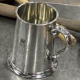 Thistle One Pint Pewter Tankard
