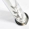Butterfly Pattern Pewter Vase Butterfly Pattern Pewter Vase