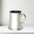 Half Pint Plain Scroll handle Pewter Tankard Half Pint Plain Scroll handle Pewter Tankard