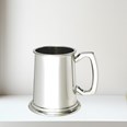 Half Pint Plain Pewter Tankard
