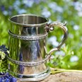 Half Pint Double Celtic Band Pewter Tankard Half Pint Double Celtic Band Pewter Tankard