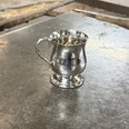 Small Baby Georgian Pewter Baby Mug Small Baby Georgian Pewter Baby Mug
