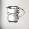Thistle Shaped Quarter Pint Pewter Baby Mug