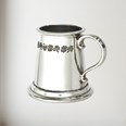 Shamrock Quarter Pint Pewter Baby Mug Shamrock Quarter Pint Pewter Baby Mug