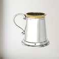 Quarter Pint Celtic Gold Pewter And Brass Baby Mug Quarter Pint Celtic Gold Pewter And Brass Baby Mug