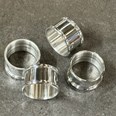 Set Of Four Pewter Napkin Rings