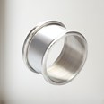 Set Of Four Pewter Napkin Rings