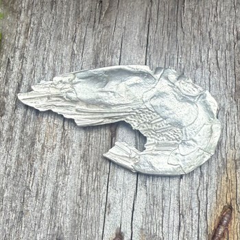 Cast Pewter Prawn Ornament Cast Pewter Prawn Ornament