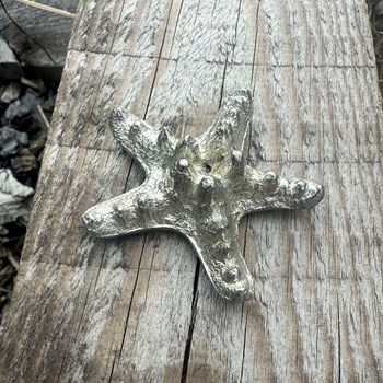 Cast Pewter Starfish Ornament Cast Pewter Starfish Ornament