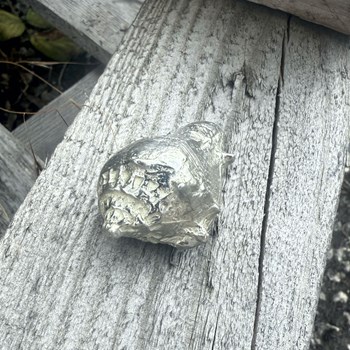 Cast Pewter Spikey Sea Snail Ornament