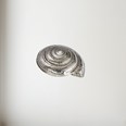 Cast Pewter Large Flat Spiral Ornament