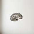 Cast Pewter Large Flat Spiral Ornament