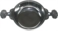 Birthstone Pewter Quaich June With Pearl Stones Top View of Birthstone pewter quaich June with pearl stones