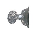 Handle design of Birthstone pewter quaich June with pearl stones