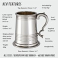 Worcester X Range One Pint Pewter Tankard Worcester X Range One Pint Pewter Tankard