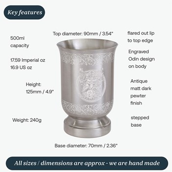 Odin Pewter Beaker