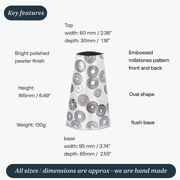 Millstones Small Vase Millstones Small Vase